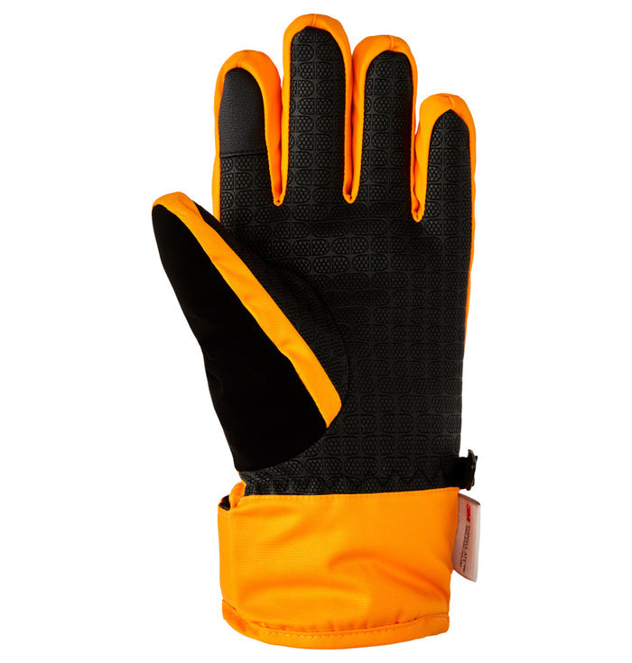 Guantes Dc Snow Franchise Niño Naranja