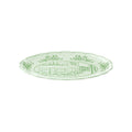 Guzzini Josephine Large Oval Serving Dish - Dusty Green