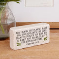 Half Scripture Block -Jeremiah 29:11