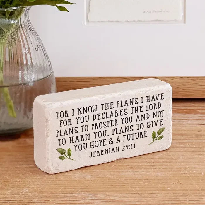 Half Scripture Block -Jeremiah 29:11