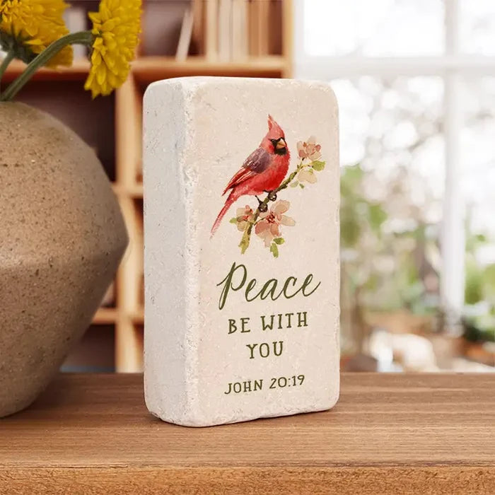 Half Scripture Block Vertical -John 20:19