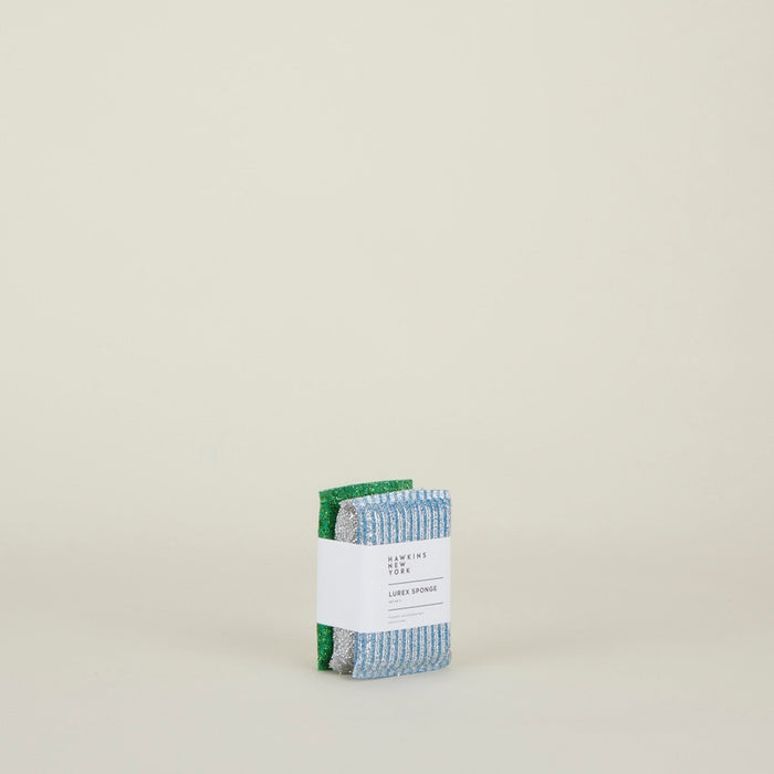 Blue Green and Silver Kitchen Sponge Set at Golden Rule Gallery