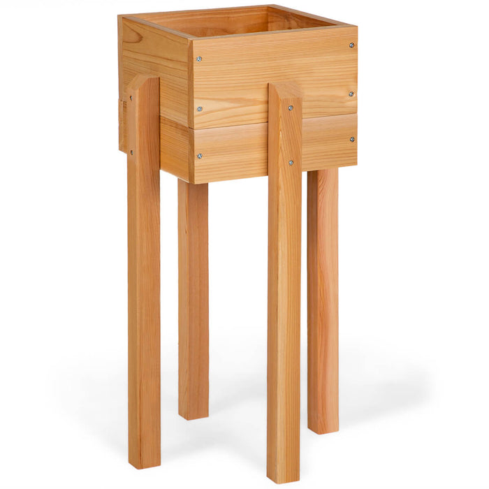 27-Inch Elevated Planter Box - Full View