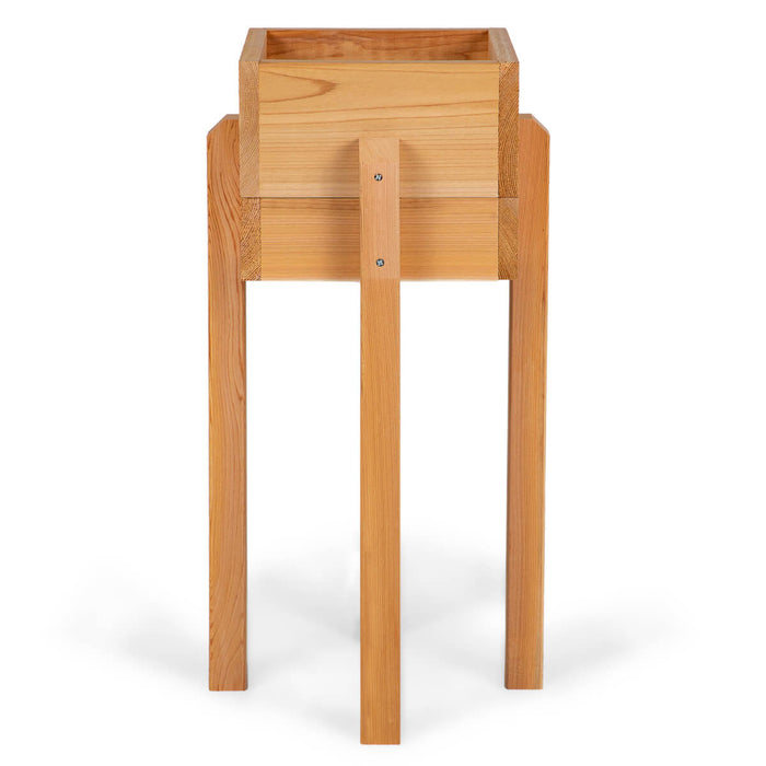 27-Inch Elevated Planter Box - Front View