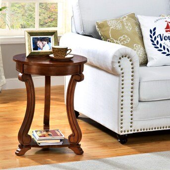 homestead cedarworks round pub table side