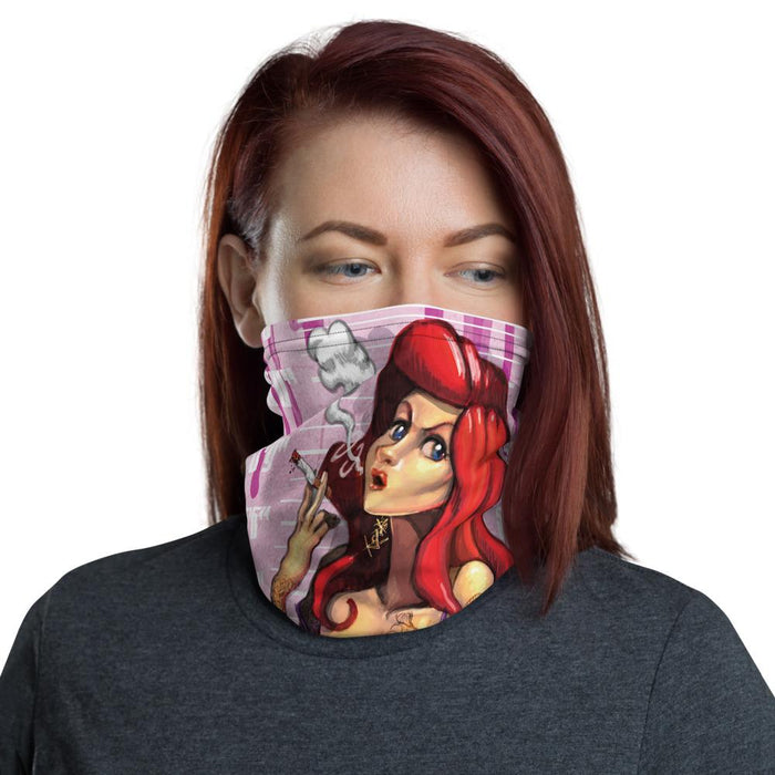 I Am A Bad Bitch With Ariel Neck Gaiter - REBHORN DESIGN