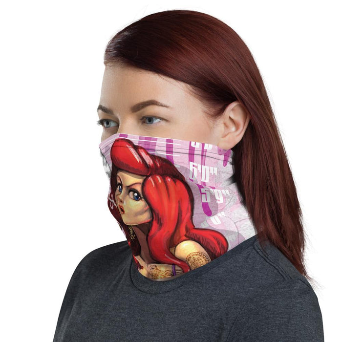 I Am A Bad Bitch With Ariel Neck Gaiter - REBHORN DESIGN