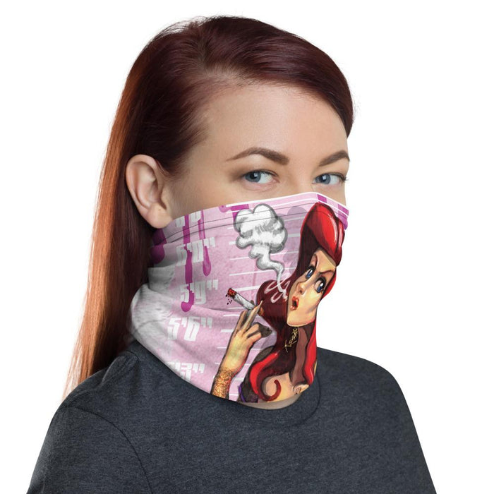 I Am A Bad Bitch With Ariel Neck Gaiter - REBHORN DESIGN
