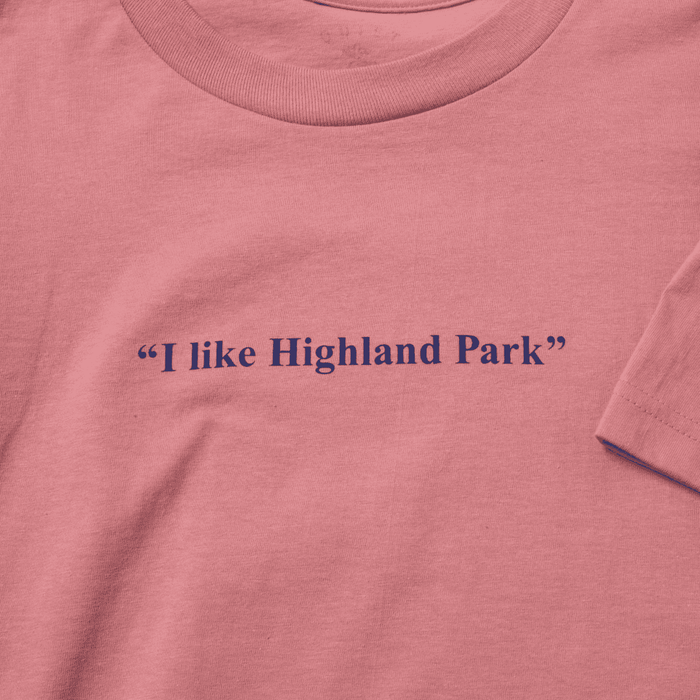 I Like Highland Park T - Coral