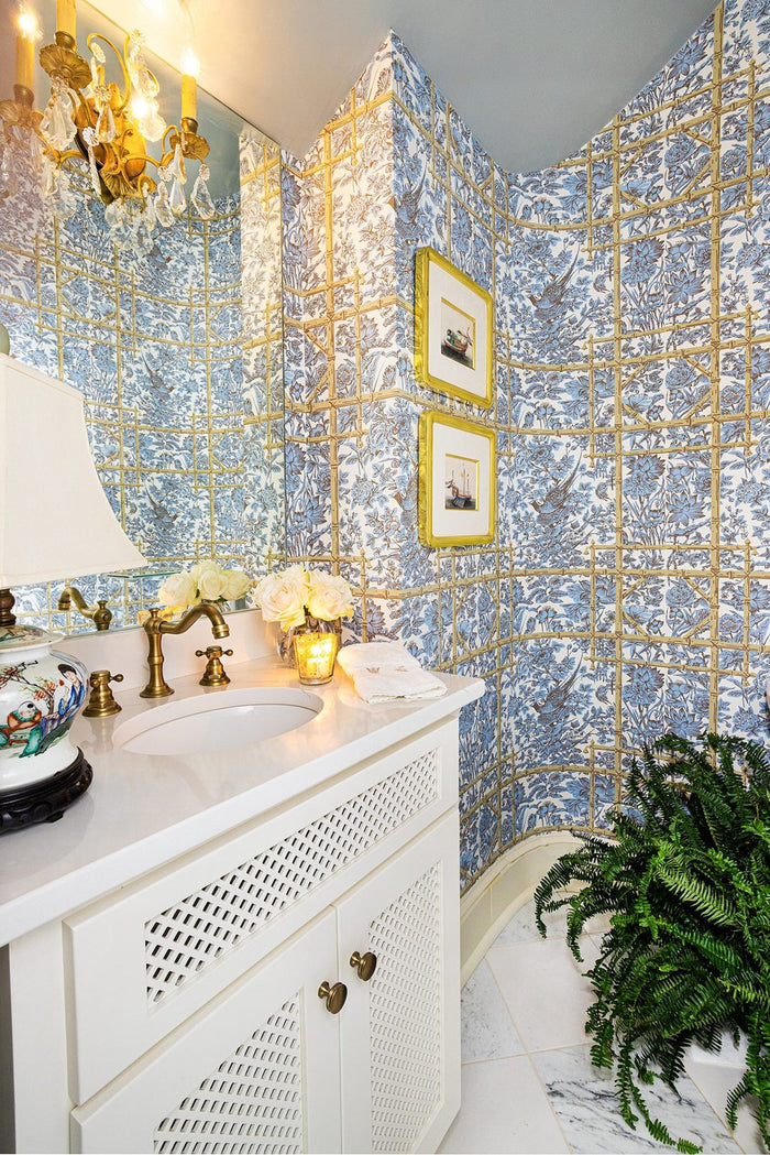 Caption: Design: Dial Kitchens Interiors, Colorway: Vintage Cornflower