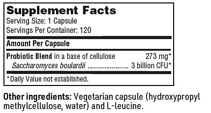 Klaire Labs SFI Health Saccharomyces boulardii Capsules 2