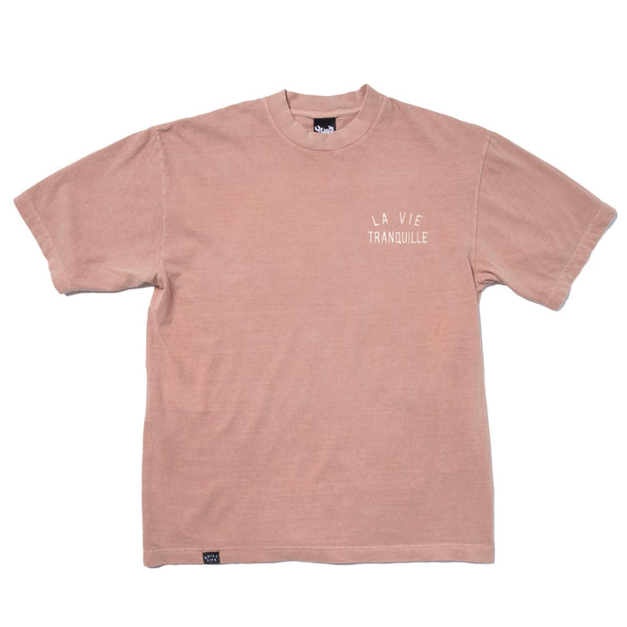La Vie Tranquille Embroidered T - SMALL ONLY