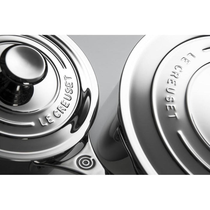 Le Creuset 3 Qt. Stainless Steel Saucepan with Lid - Discover Gourmet