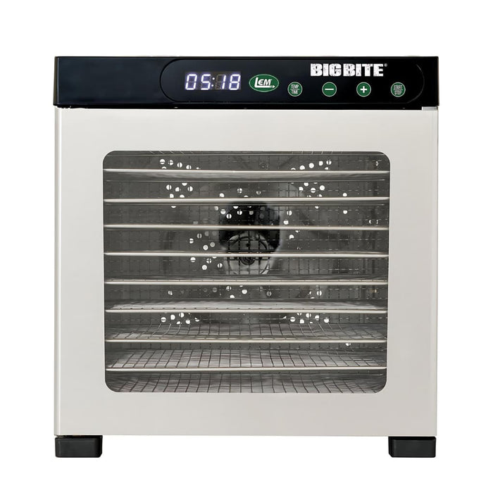 BIGBITE food dehydrator with digital display front view
