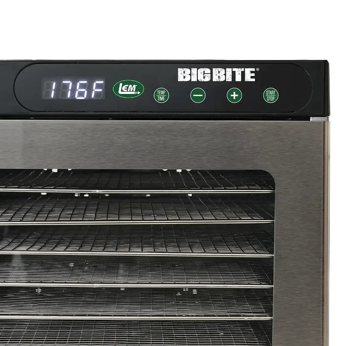 Lem dehydrator with digital display and control panel