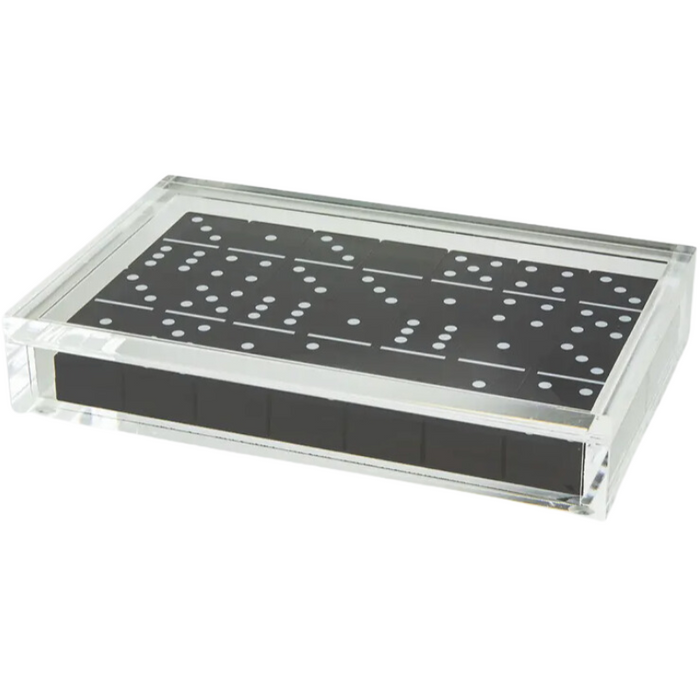 LUCITE DOMINO SET