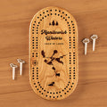 Manitowish Waters Mini Cribbage Board, Chain of Lakes