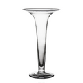 MEDIUM GLASS TRUMPET VASE