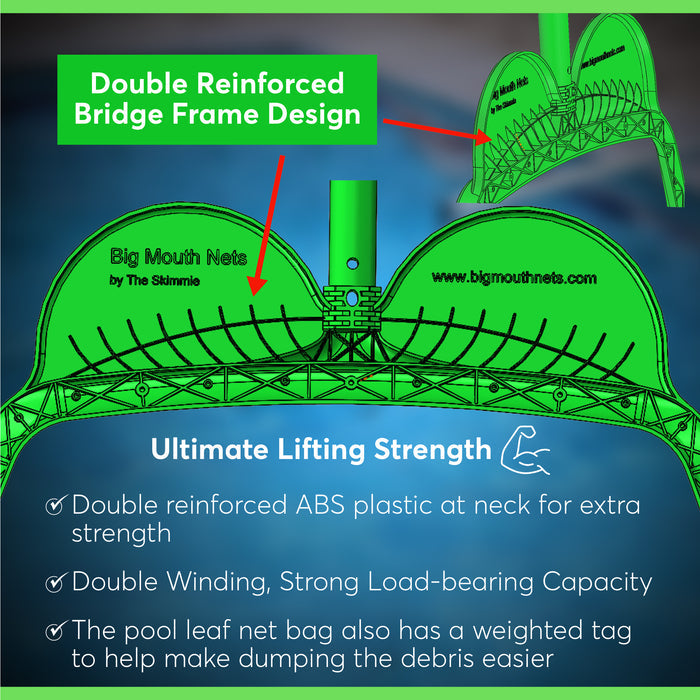 Mr. Frog "Freddy" Leaf Rake Net - theskimmie