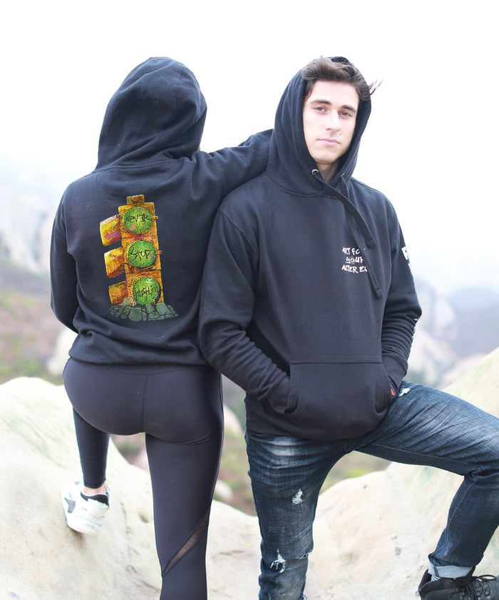 Never Stop Hustling Premium Unisex Hoodie - REBHORN DESIGN