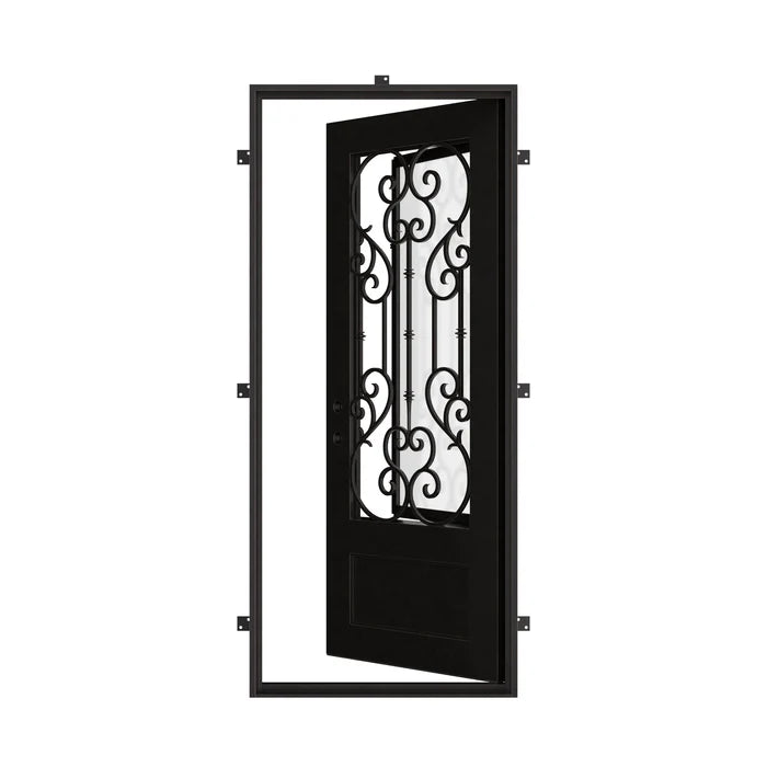 New York straight top single door with thermal barrier.
