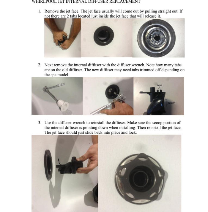 Nordic Whirlpool Jet Tool
