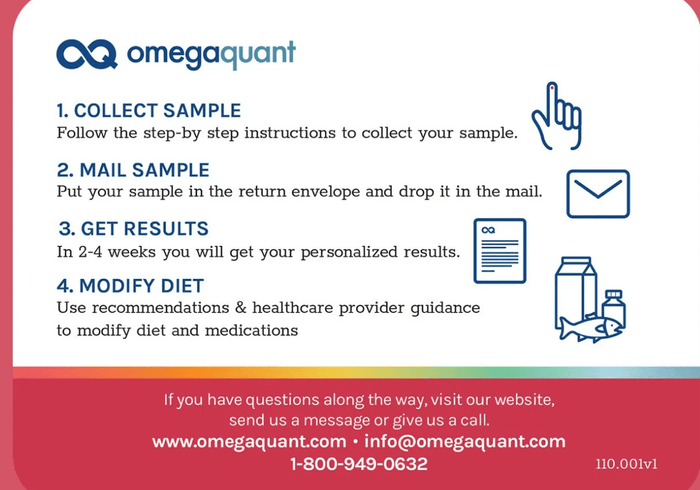 OmegaQuant Hemoglobin A1c (HbA1c) Test Kit 2