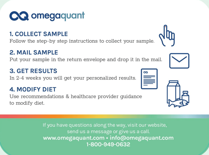 OmegaQuant Prenatal DHA Test Kit 2