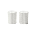 PAIR OF MINI PORCELAIN SALT & PEPPER SHAKERS
