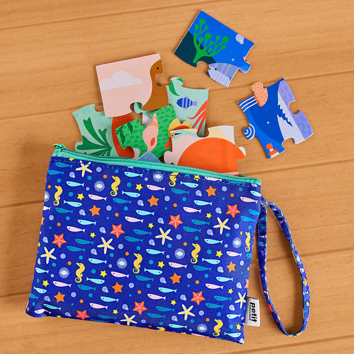 Petit Collage 2-in-1 On-The-Go Puzzle, Under the Sea