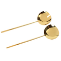 POLISHED GOLD SERVER SET