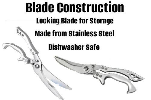 Poultry & Kitchen Shears Use for Chicken, Turkey, & Herbs