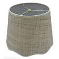 RAFFIA SCALLOPED LAMP SHADE