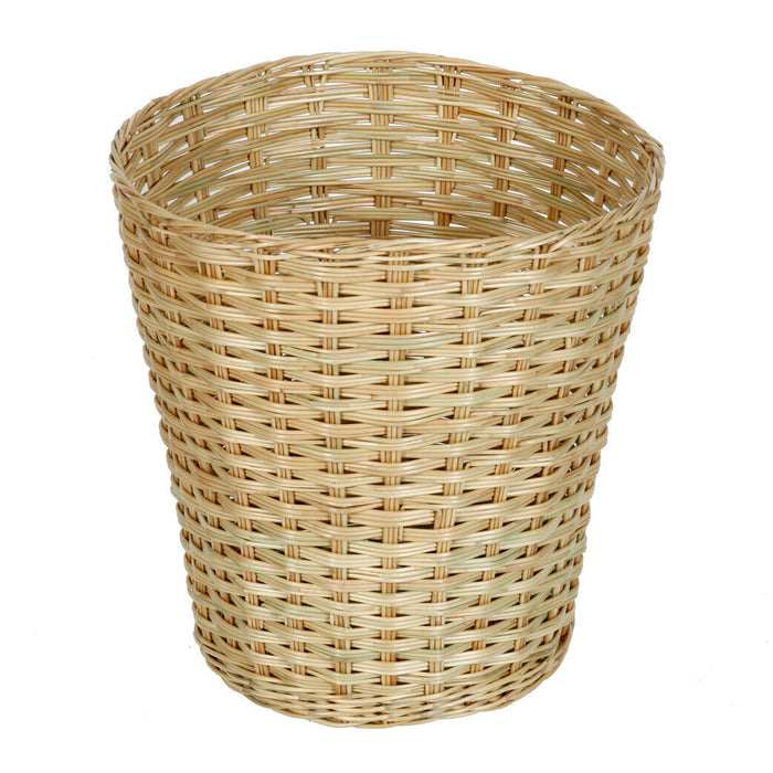 RATTAN WASTE BASKET