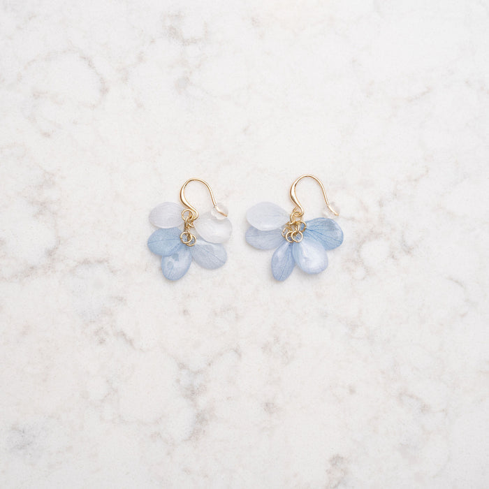 Baby Blue / Gold Dangles