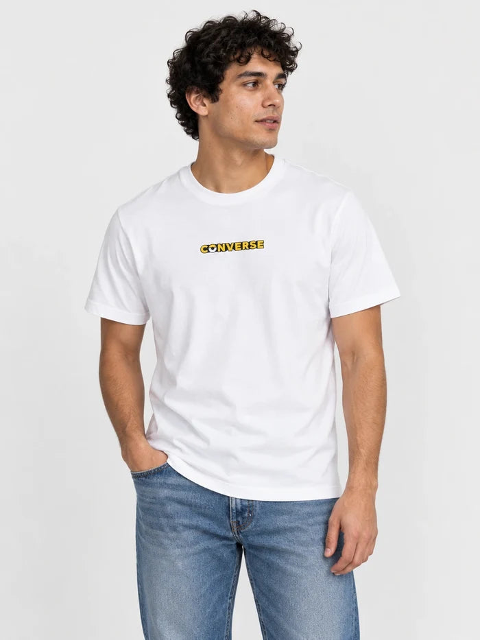 Remera Converse Chuck X Minions Tee Blanco — vista principal