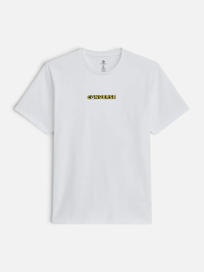 Remera Converse Chuck X Minions Tee Blanco