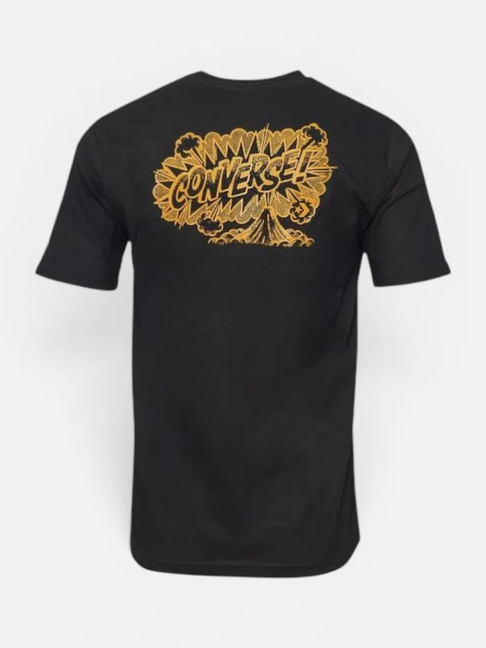 Remera Converse Comic Tee Manga Corta Negro