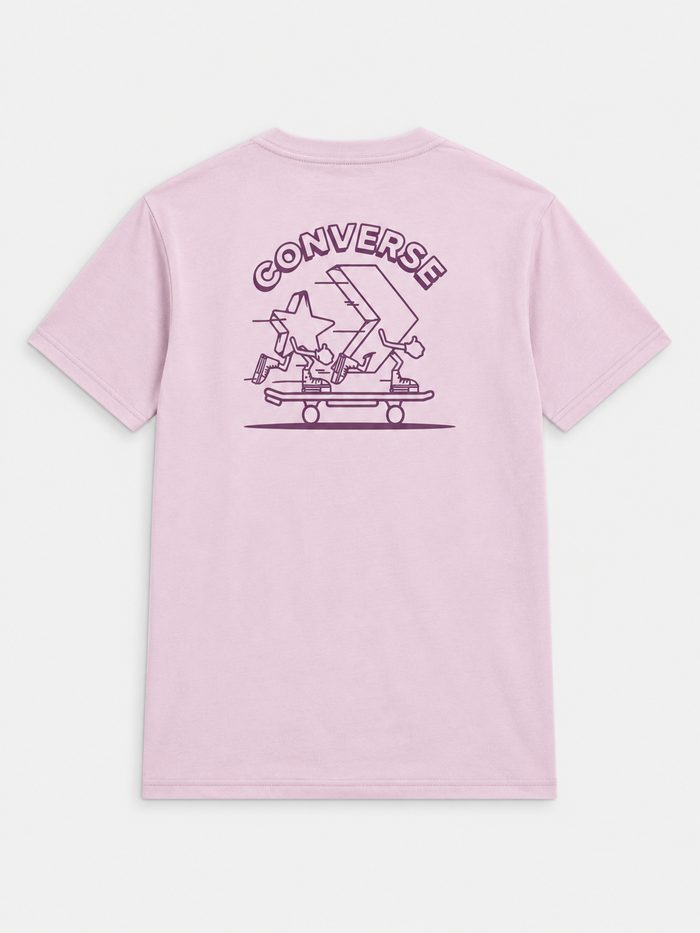 Remera Converse Logo Ride Lavander