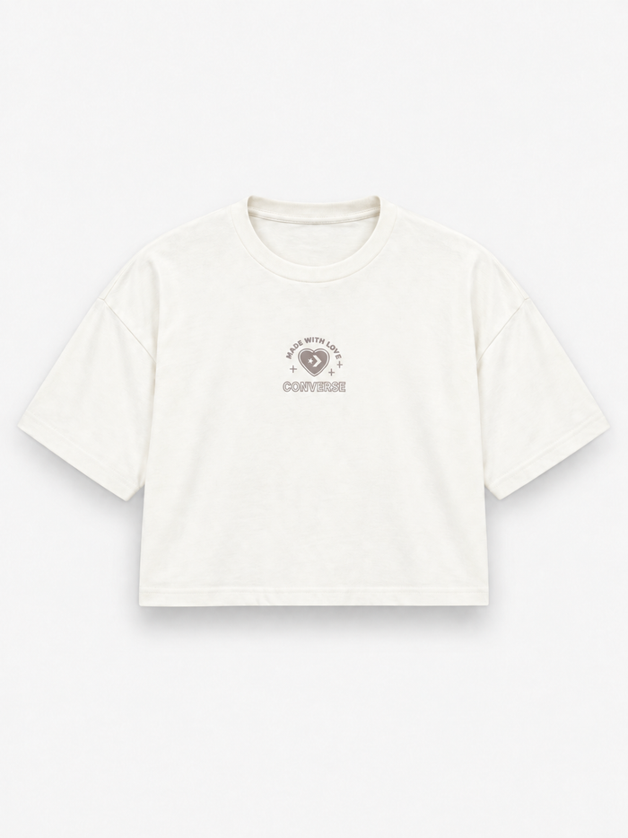 Remera Mujer Converse Sweet Tee Crudo