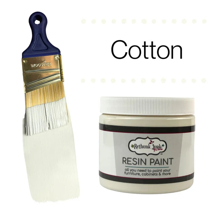 Rethunk Junk Resin Paint COTTON Furniture and Cabinet Paint