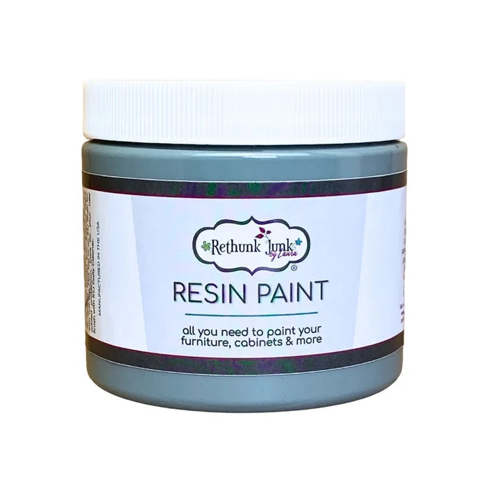 Rethunk Junk Resin Paint ESTATE BLUE  Furniture and Cabinet Paint