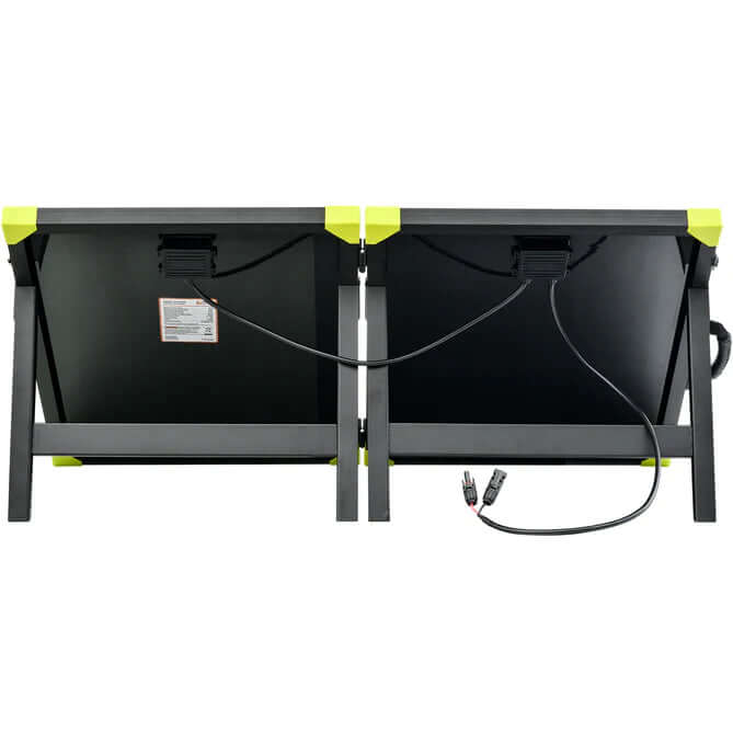 Mega 100 Watt Portable Solar Panel Briefcase - Back View
