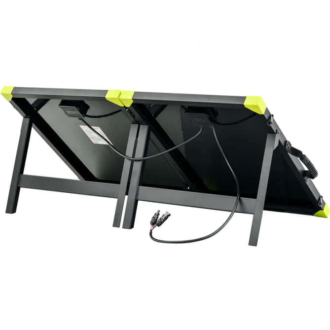Mega 100 Watt Portable Solar Panel Briefcase - Back View