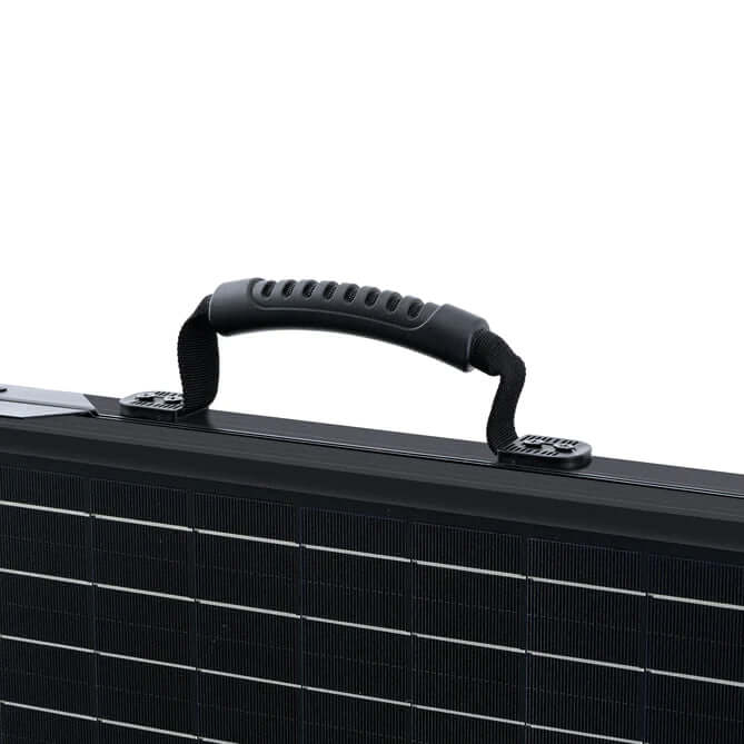Mega 100 Watt Portable Solar Panel Briefcase - Handle