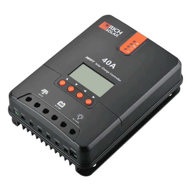40 Amp MPPT Solar Charge Controller - Full View