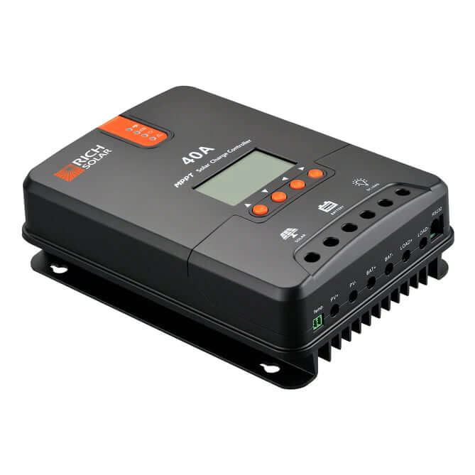 40 Amp MPPT Solar Charge Controller - Full View