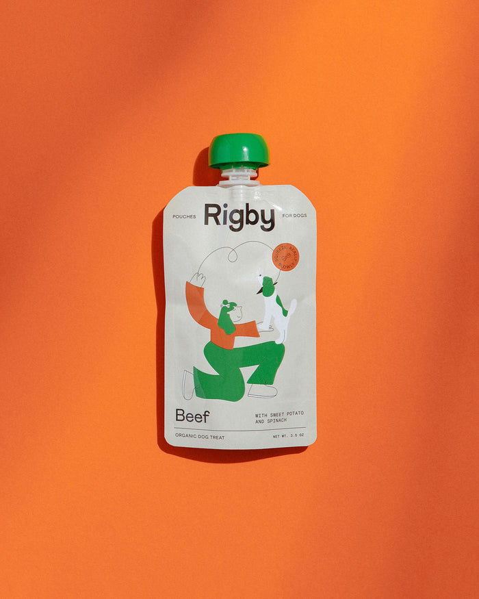 Rigby Organic Beef Pouch - 6 Pack