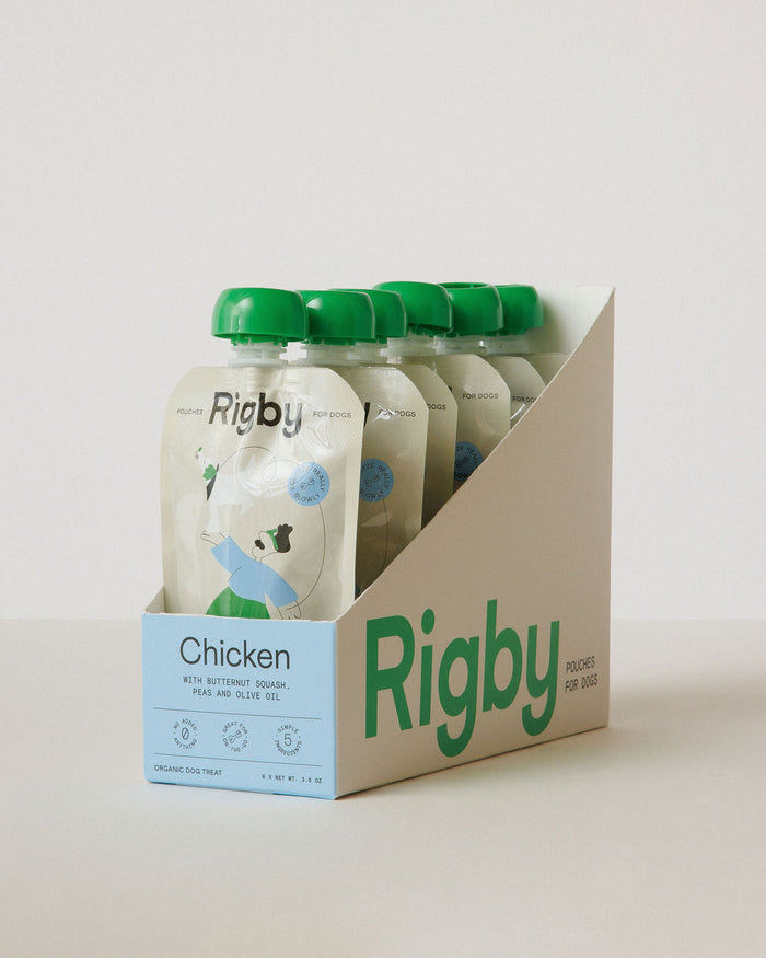 Rigby Organic Chicken Pouch - 6 Pack