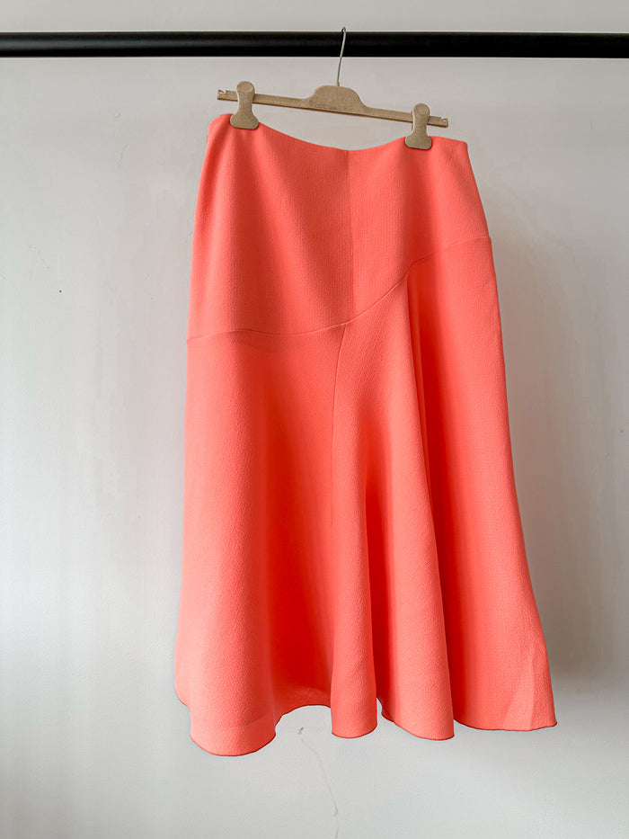 ROKSANDA Coral Adelaide Wool Crêpe Midi Skirt - House Of Huntington